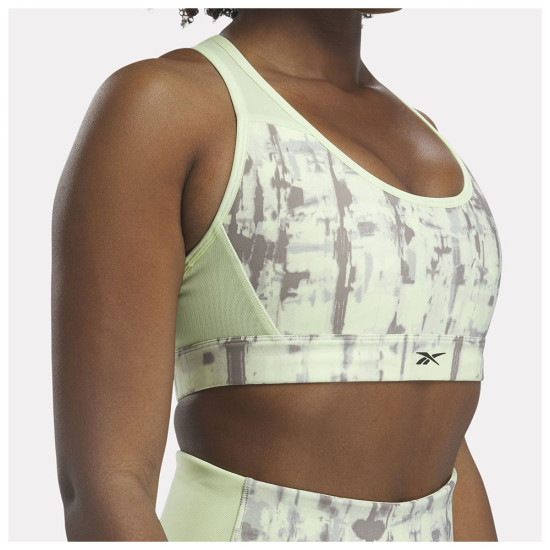 Reebok Γυναικείο μπουστάκι Lux Perform Racer Bra-AOP Reebok Γυναικείο μπουστάκι Lux Perform Racer Bra-AOP